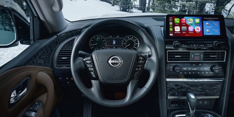 dashboard of Nissan Armada