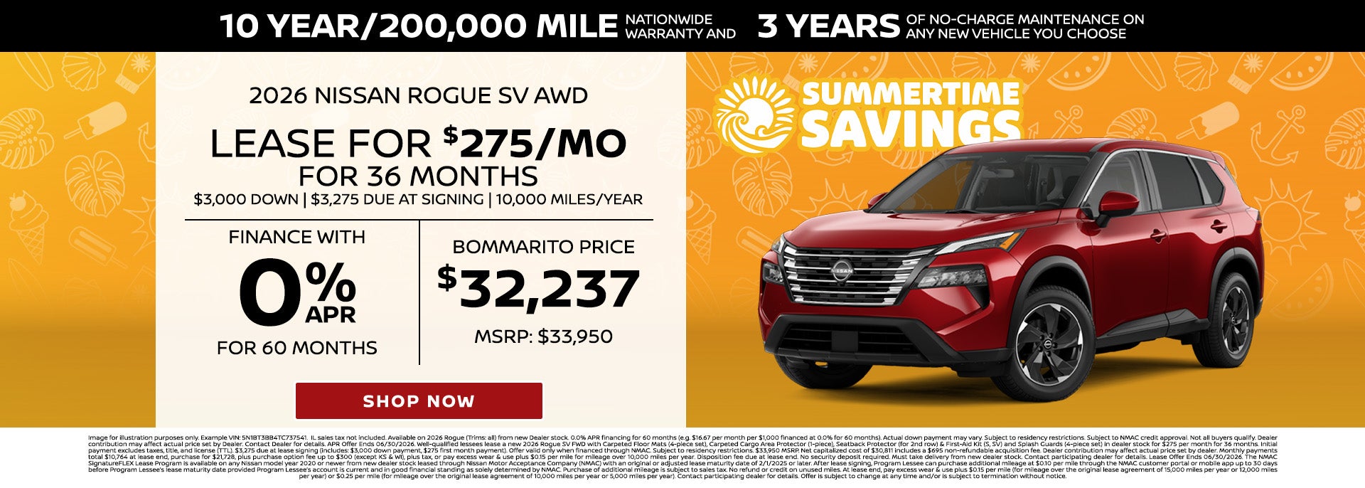 226 Nissan Rogue Offer