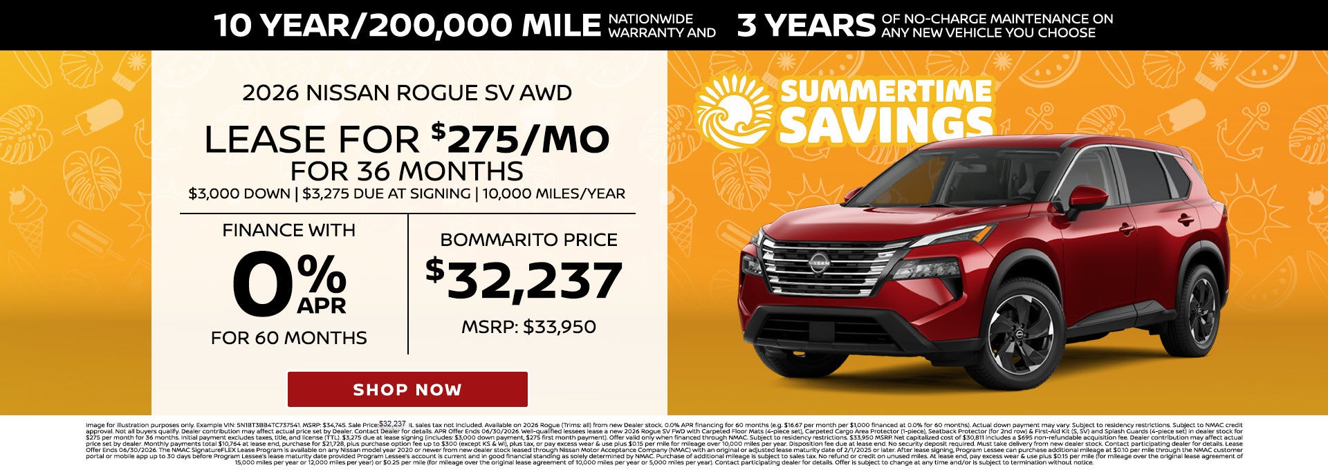 226 Nissan Rogue Offer